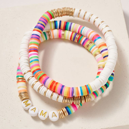 Momma multi colored bracelet